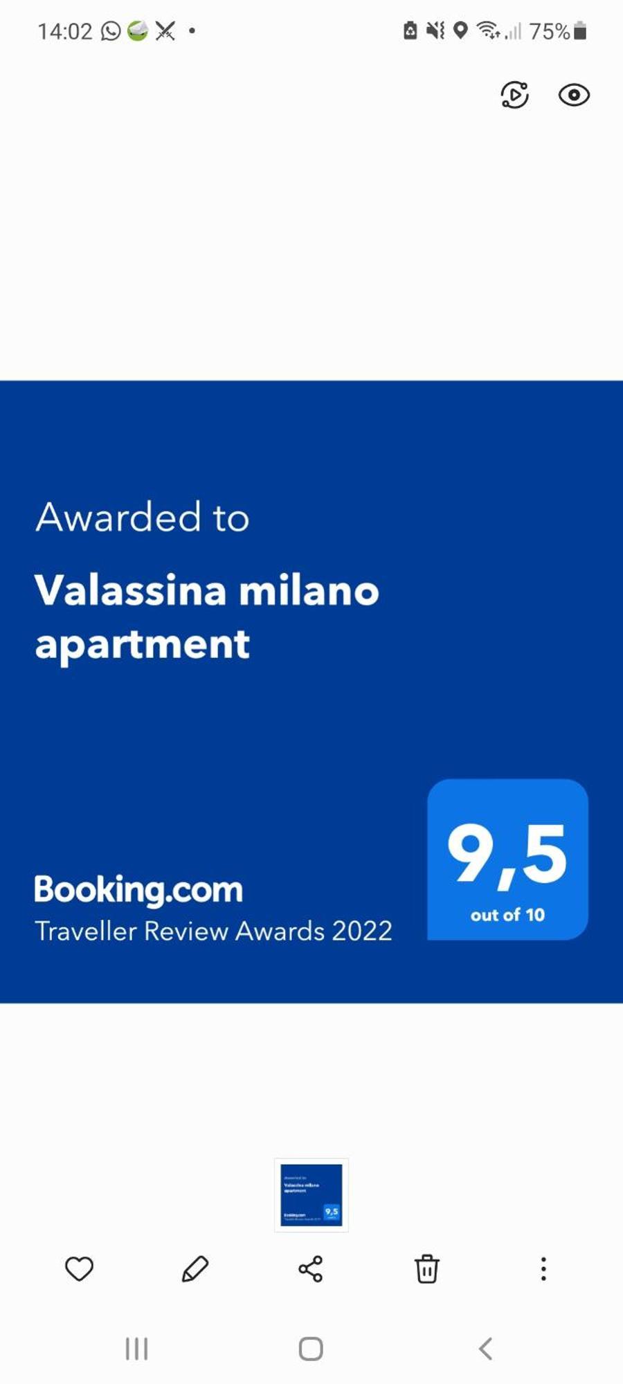 Appartement Valassina